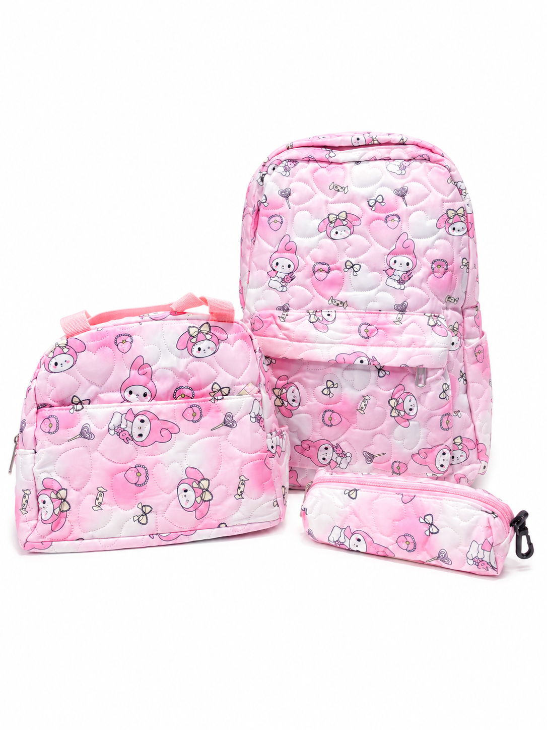 Maletin My Melody triple lonchera y cartuchera  - FD0574
