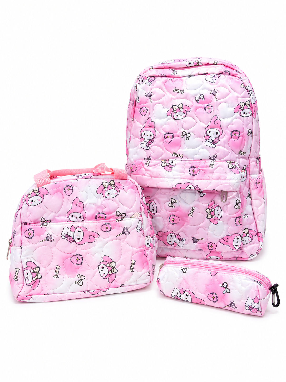 Maletin My Melody triple lonchera y cartuchera  - FD0574