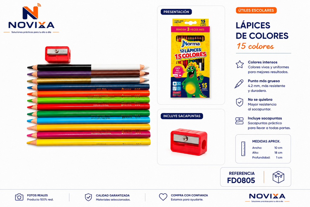 Caja de Lapices de colores - FD0805