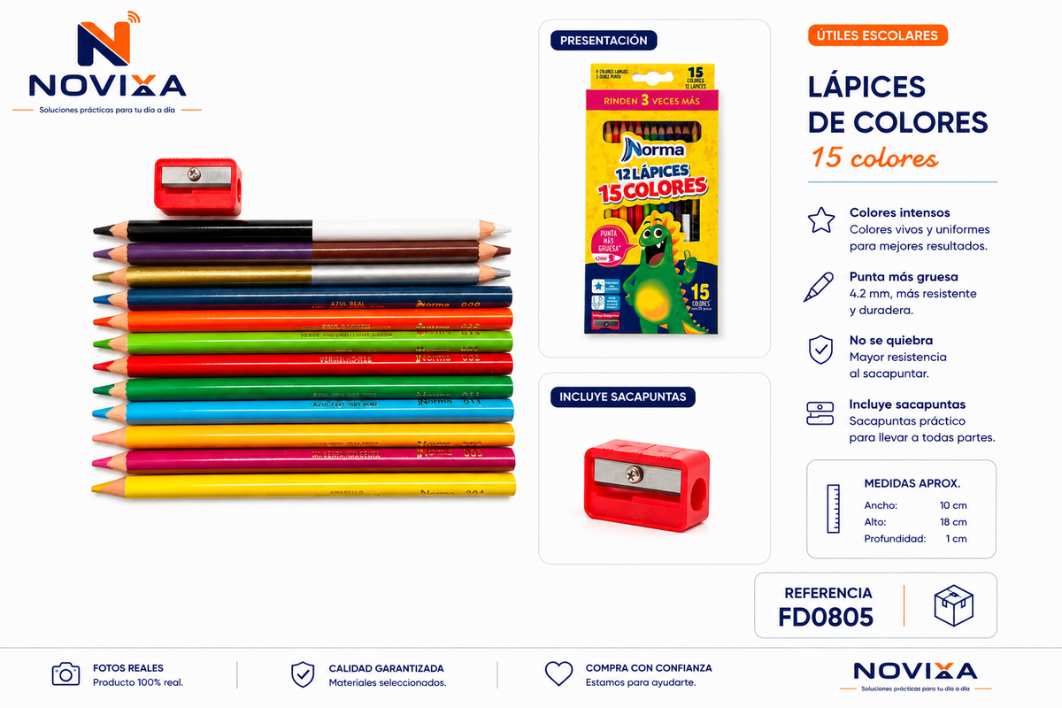 Caja de Lapices de colores - FD0805